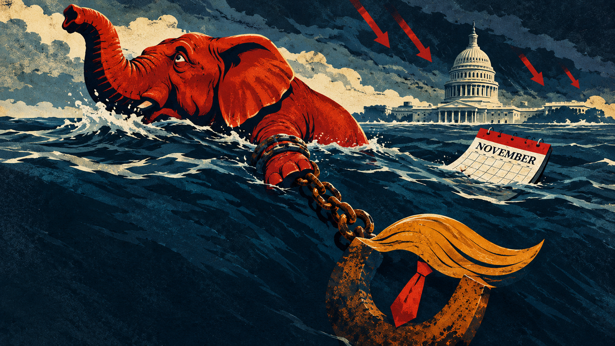 Трамп, как груз на ногах партии