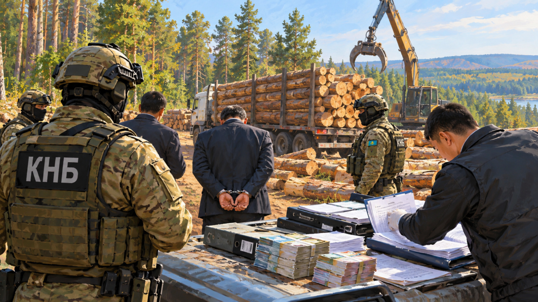 Сотрудников «Семей орманы» подозревают в организации незаконной вырубки леса