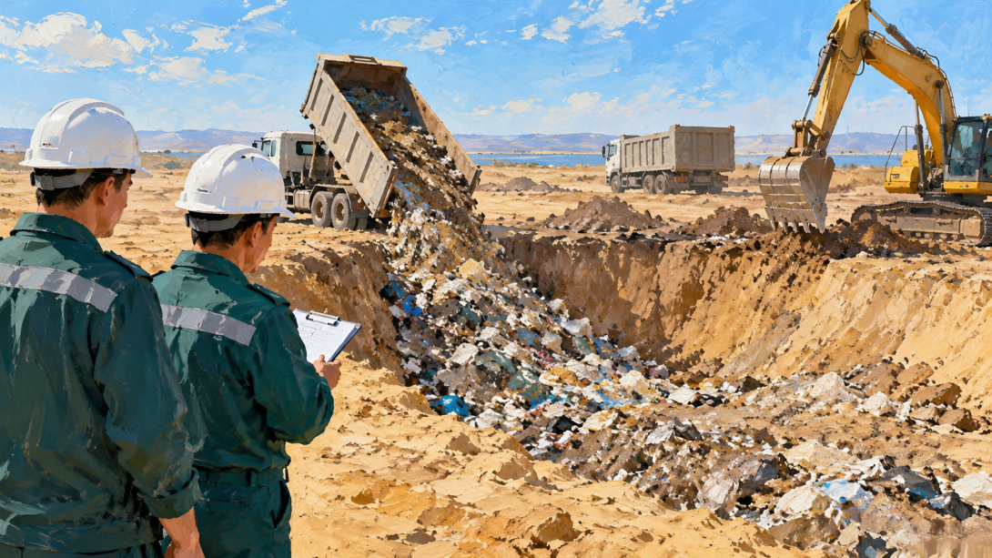 ТОО «Eco-Mangistau» оштрафовали за захоронение 17,7 тысяч тонн отходов