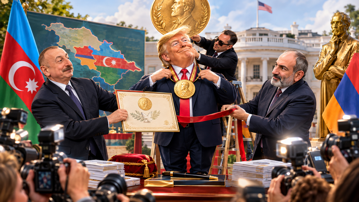 Алиев и Пашинян по руки ведут Трампа на нобелевку
