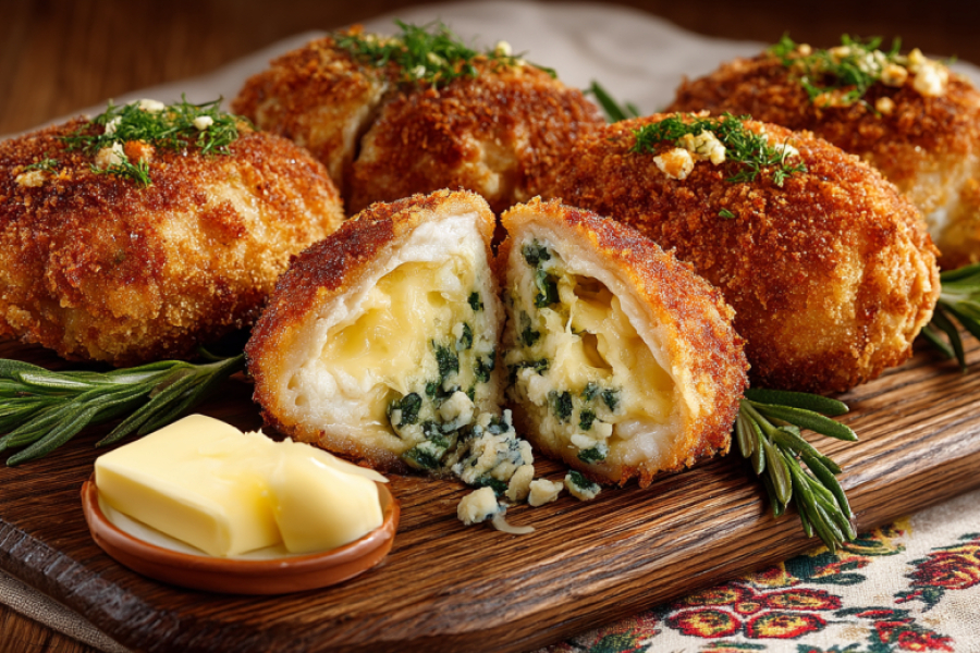 Беру обычный куриный фарш и готовлю вкуснятину: что-то между котлетами по-киевски и зразами